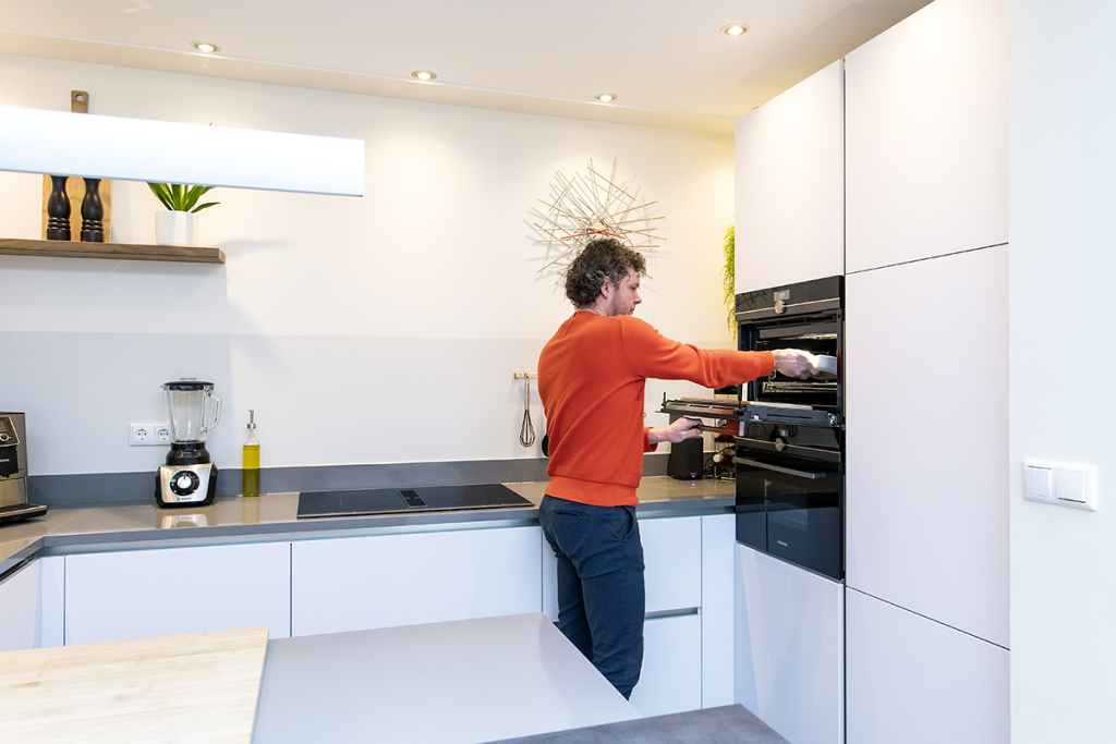 industriële keuken van Axel en Daisy